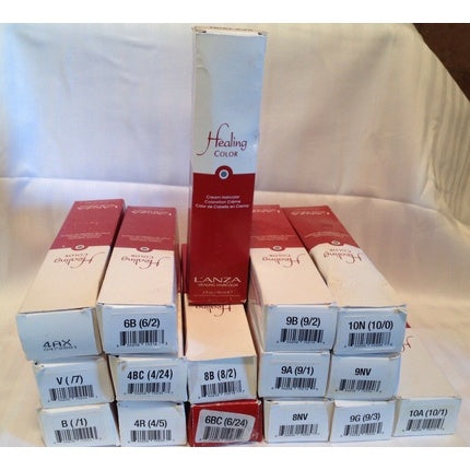 Lanza Healing Color Permanent Cream Hair Dye, L'Anza, Series 1-10