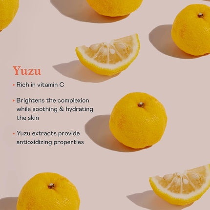 Ser facial, Erborian Yuza Super Serum, extract de yuzu, vitamina C, 30ml, galben