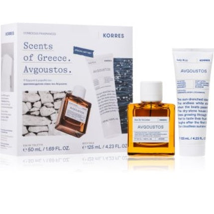 Set Cosmetice Korres Avgoustos - Parfum și Lotie de Corp