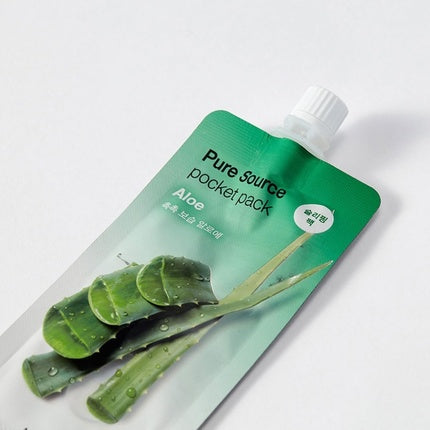 Mască de noapte Missha Pure Source Aloe Vera, 10 ml