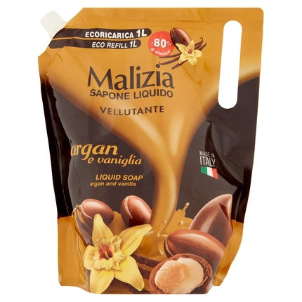 Săpun lichid, Malizia, Ecoricarica Argan, 1L