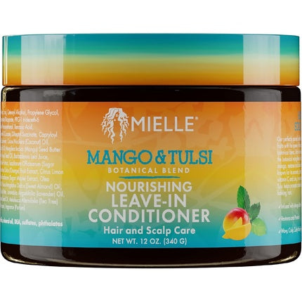 Condiționar Leave-In Mielle Organics Mango & Tulsi pentru păr ondulat și creț