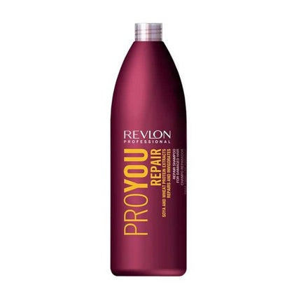 Șampon, Revlon, Proyou Repair, pentru păr deteriorat, 1000ml, roz