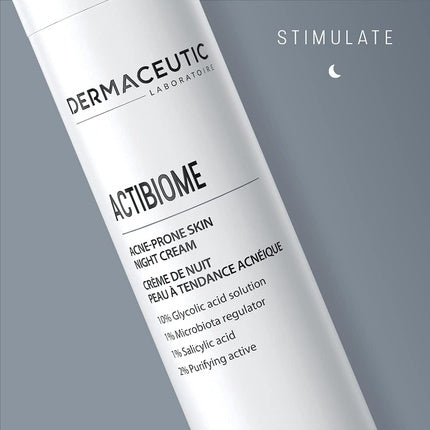 Cremă de noapte, Dermaceutic Activabiome, alb, 40ml