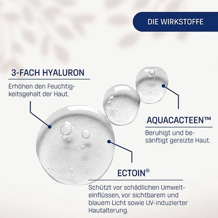 Fiole Anti-Rid Eubos Hyaluron, alb-translucid, 60g