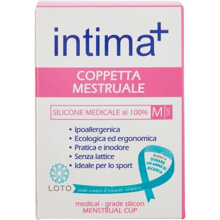 Cupă menstruală Sodico Intima+, silicon medical, medie