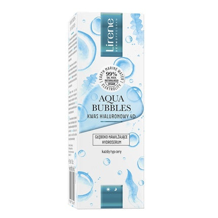 Hydroserum Lirene Aqua Bubbles cu Acid Hialuronic 4D