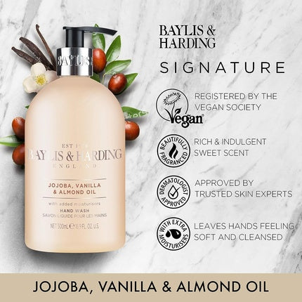 Săpun lichid, Baylis & Harding, Jojoba Vanilla Almond Oil, 500ml