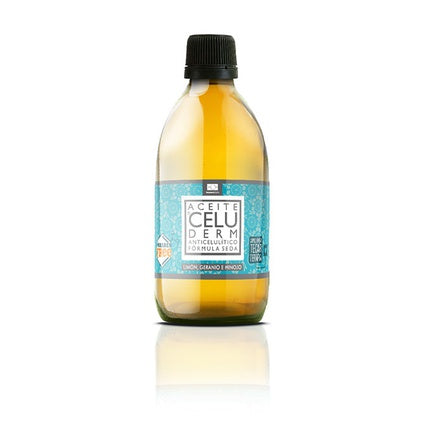 Ulei de masaj Celuderm Terpenic 500ml cu ulei esențial de cedru și pin, sticlă transparentă