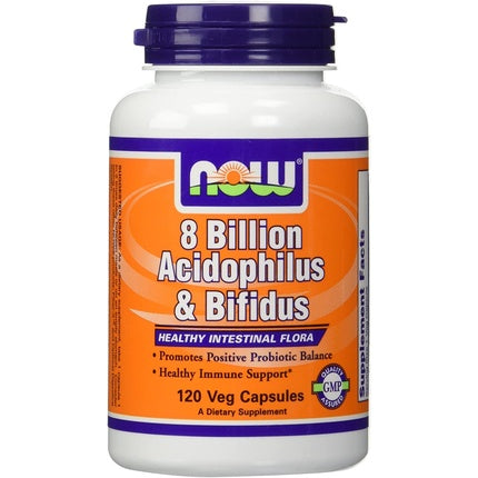 Supliment alimentar, Now Foods, Acidophilus & Bifidus, 120 capsule