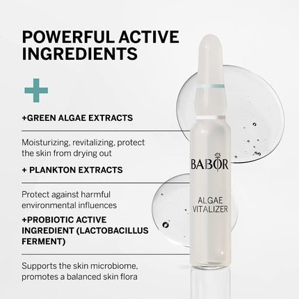 Ampule Concentrate Babor Algae Vitalizer 7x2ml pentru piele uscată și obosită