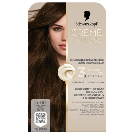 Culoare păr Schwarzkopf Creme Supreme 5-60 Ciocolatiu mediu