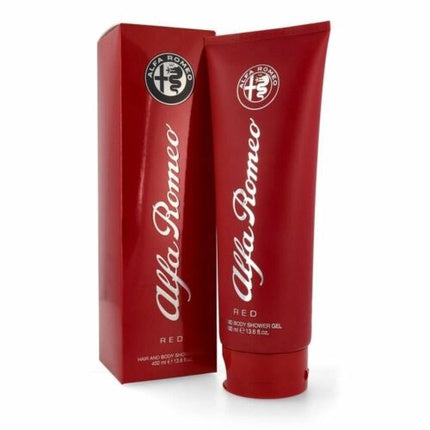 Gel de duș Alfa Romeo Red 400ml - Ambalaj roșu, design elegant