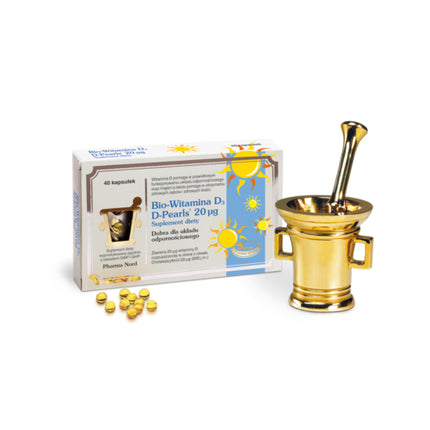 Vitamina D3, Pharma Nord, capsule, perle aurii
