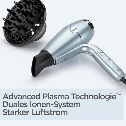 Uscător păr Babyliss Hydro-Fusion Ice Blue