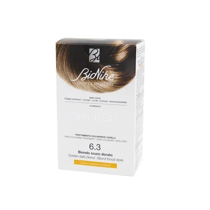 Tratament Colorant Capilar Bionike Shine On 6.3 Blond Auriu Întunecat, 140g
