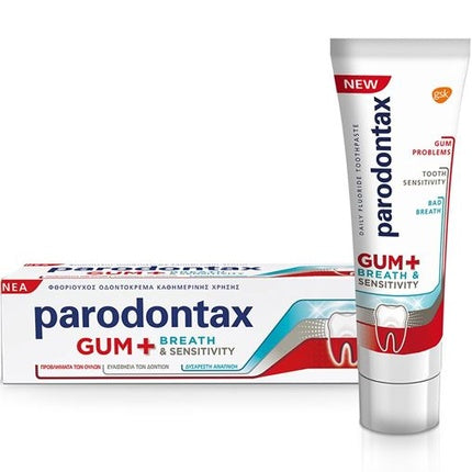 Pastă de dinți Parodontax Gum + Breath & Sensitivity, 75ml