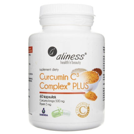 Supliment Vitamină, Aliness, Curcumin C3 Complex, 60 capsule
