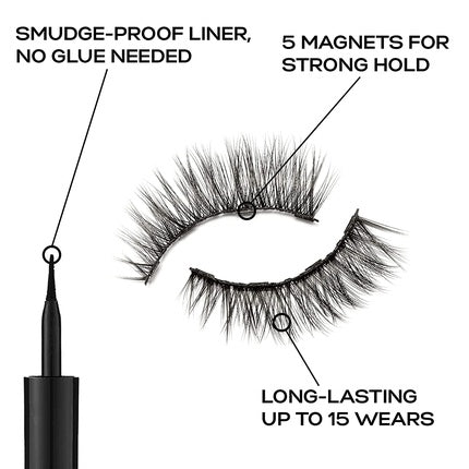 Gene false magnetice, Eylure Luxe Pro, volum