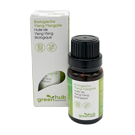 Ulei esențial Ylang-Ylang Greenhub Bio, 40 ml, sticlă maro cu dop negru