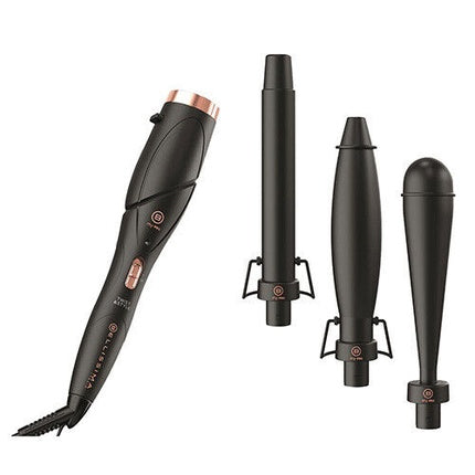 Ondulator Bellissima My Pro Twist&Style negru cu 3 accesorii ceramică