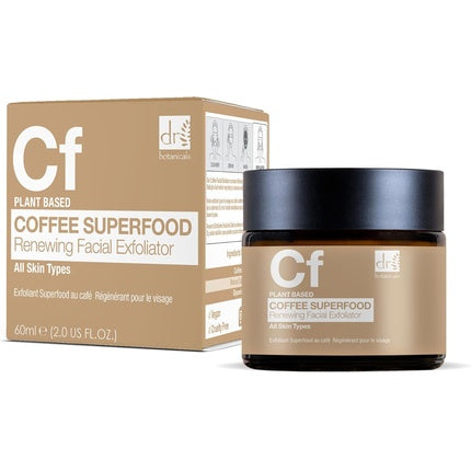 Exfoliant facial, Dr Botanicals, Coffee, 60ml