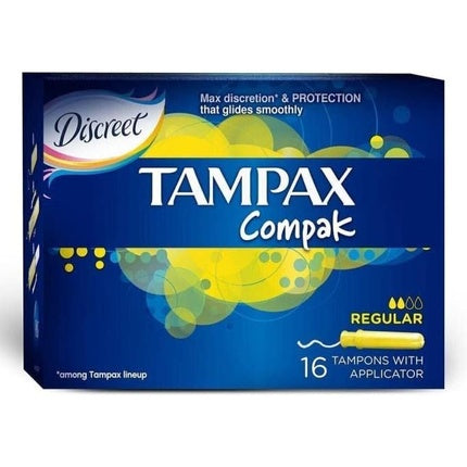 Tampon cu aplicator, Tampax Compak Regular, ambalaj 16 buc
