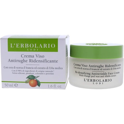 Crema Viso Antirughe L'Erbolario, Redensifiantă, 50 ml