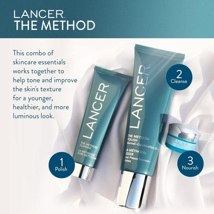 Exfoliant Facial, Lancer Skincare, Polish, albastru