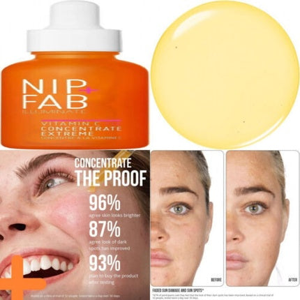 Ser hidratant Nip+Fab cu vitamina C, 30 ml