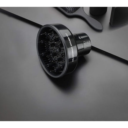 Difuzor Păr Diva Pro Styling PRO124, Negru, Sistem de Prindere Flexibil
