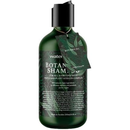 Șampon Botanical Waterclouds, 250ml, pentru păr deteriorat și normal, sticlă verde cu pompă