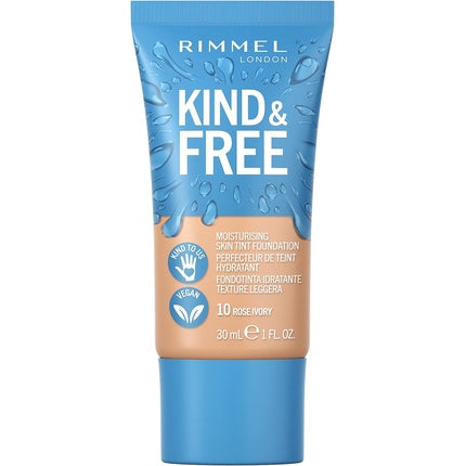 Fond de ten hidratant, Rimmel, Kind & Free, Rose Ivory, 30ml