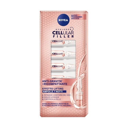 Ser facial, Nivea Cellular, fiole, roz