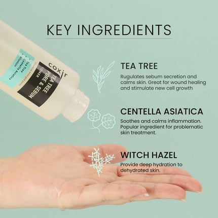 Toner, Coxir, Tea Tree, 150ml