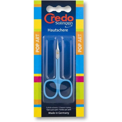 Credo Solingen Cuticle Scissors 8cm Pop Art cu Vârf Îngust Roz Mat Chrome