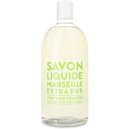 Săpun lichid pentru mâini, Compagnie De Provence, Fresh Verbena, Refill, 1 Litru, Verde