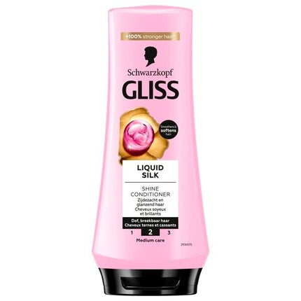 Gliss Liquid Silk, Schwarzkopf, Condiționator pentru păr mediu deteriorat