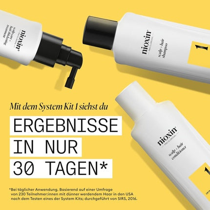 Set Îngrijire Păr Nioxin System 1, Alb