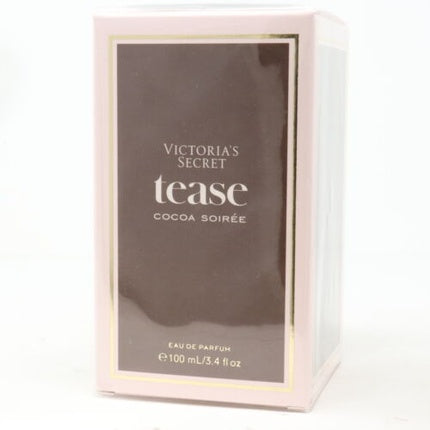 Parfum Victoria's Secret Tease Cocoa Soirée, EAU DE PARFUM, 100ml, cutie roz și neagră
