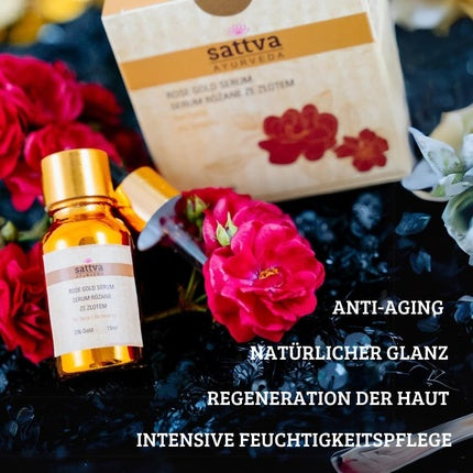 Ser Sattva Ayurveda Rose Gold, 23K Aur, 15ml