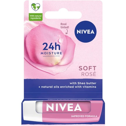 Baton de buze Nivea Soft Rose 4.8g