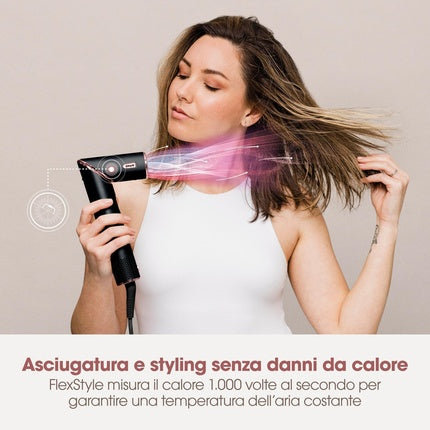 Set styling păr, Shark FlexStyle, 5 în 1, negru auriu