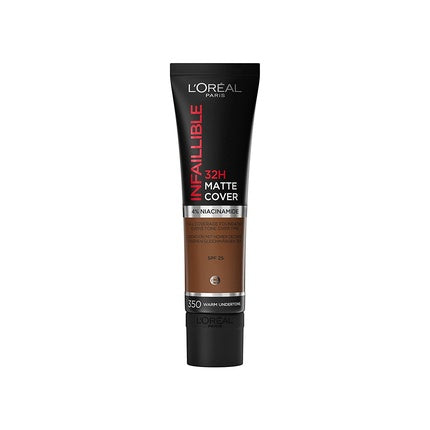 Fond de ten, L'Oréal Paris, Infaillible 32H Matte Cover, maro