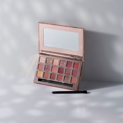 Paletă farduri W7 Socialite, 18 culori Pink Nude
