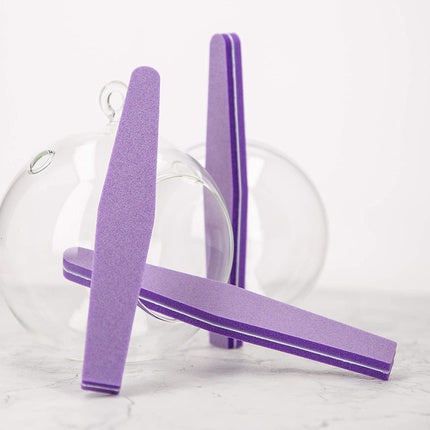 Pilă unghii, Tb Tools For Beauty, trapezoidală, mov