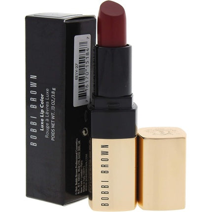 Ruj Bobbi Brown Luxe Lip Color #27 Red Velvet, 3.8g, culoare roșu închis