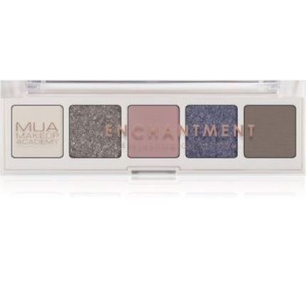 Paletă de umbre de ochi MUA Professional - Enchantment, 5 nuanțe