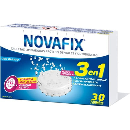 Pastile de curățare Urgo Novafix pentru proteze dentare, 30 bucăți
