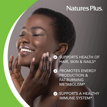 Vitamine, NaturesPlus, Gummies Biotin, zmeură